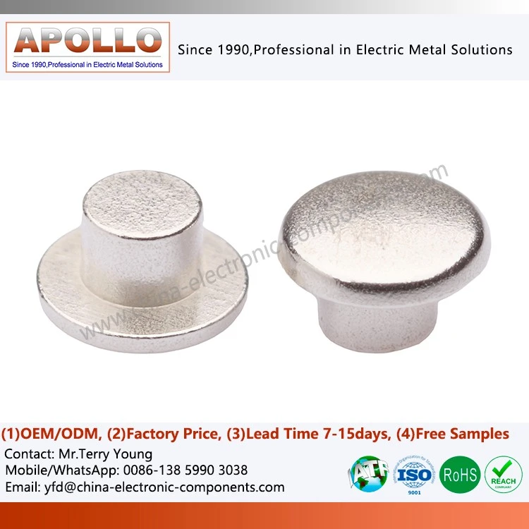 Silver Electrical Contact Rivet