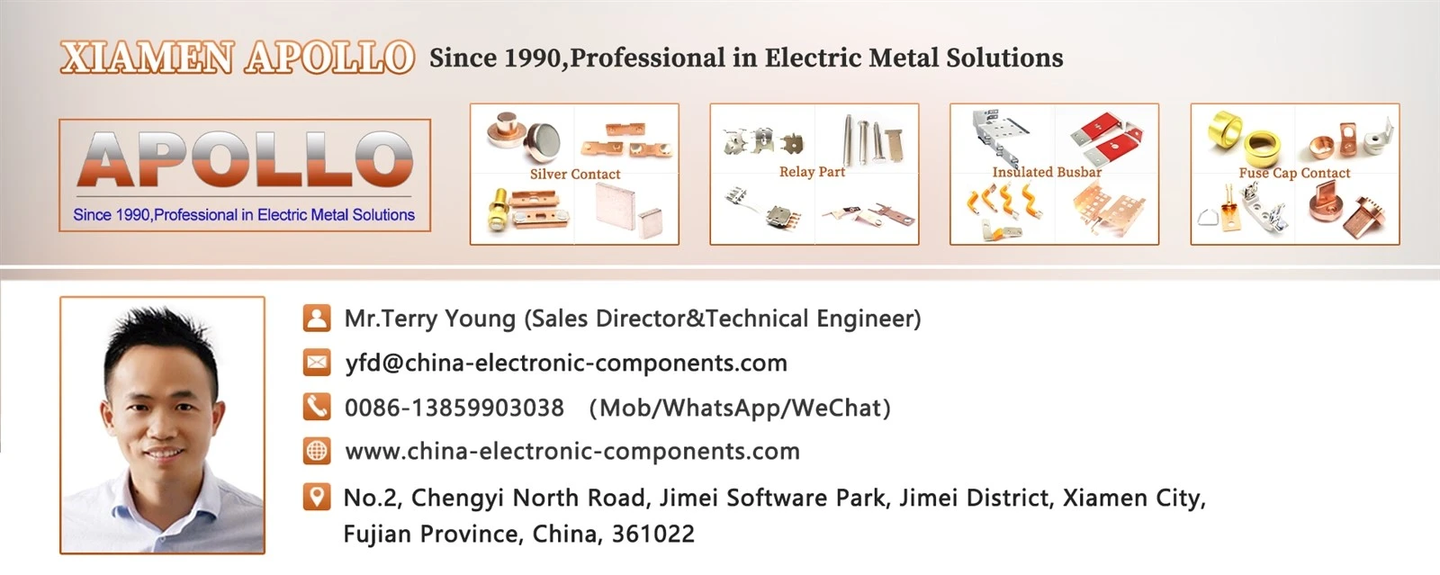Mr.Terry from Xiamen Apollo Mr.Terry from Xiamen Apollo